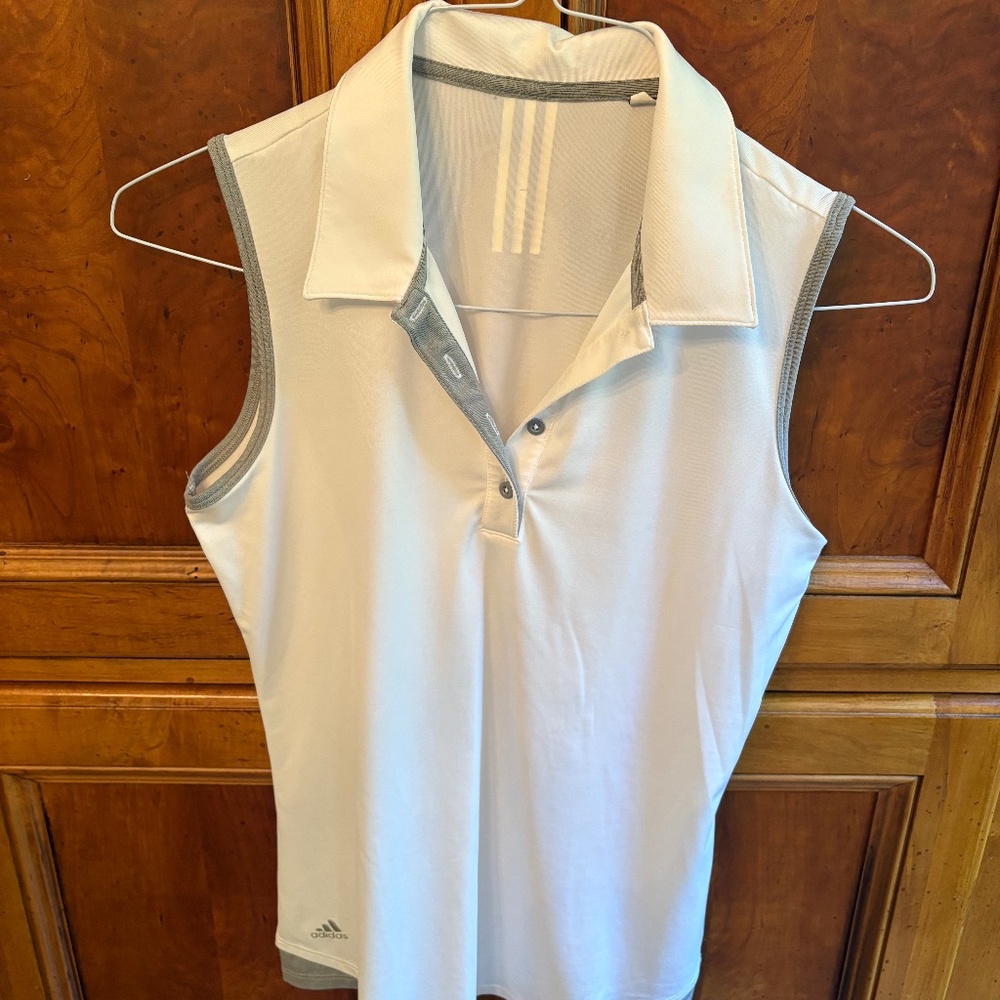 Adidas Women's Sleeveless Golf Shirt Size Small